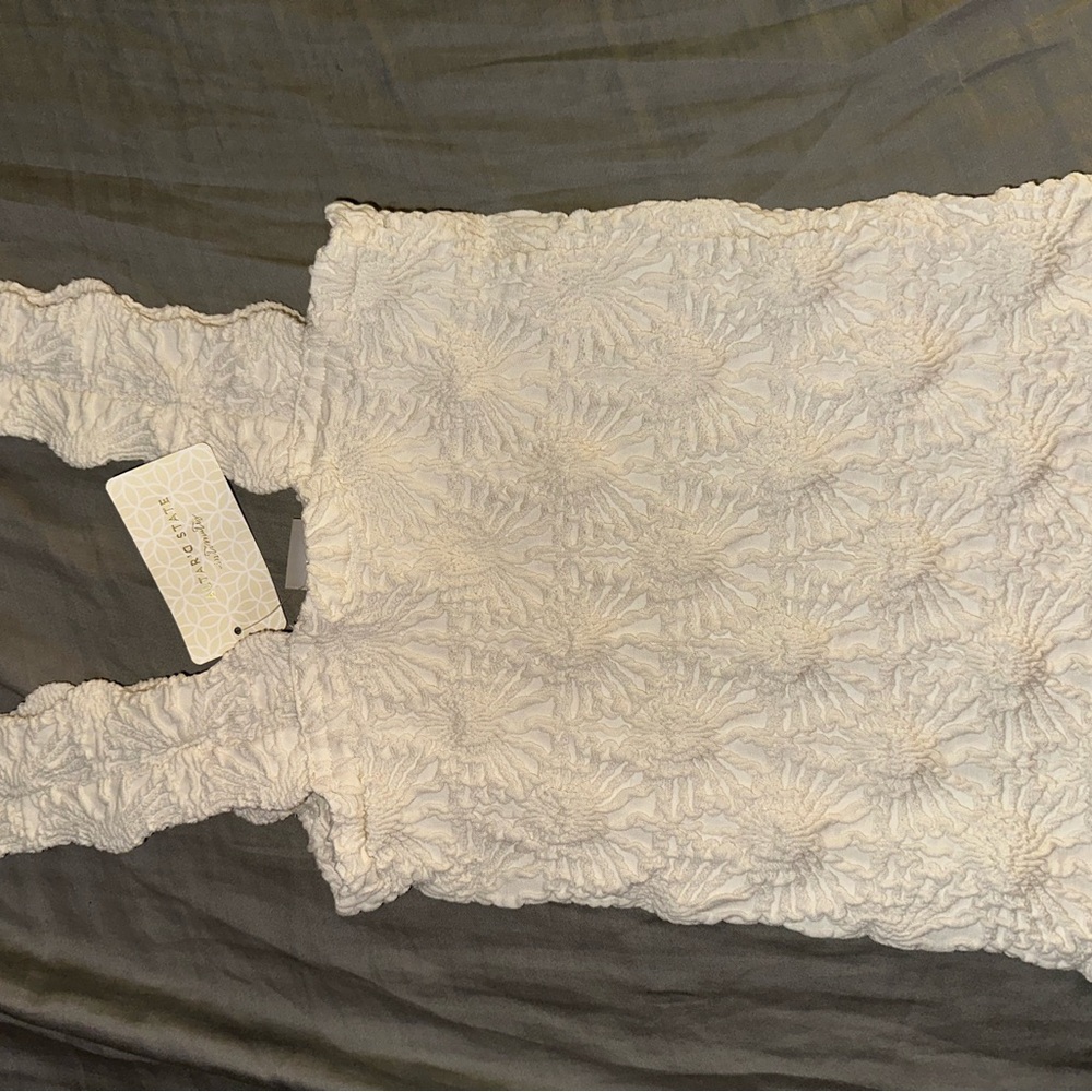 Altar'd State White Textured Tank Top - Picture 3 of 3